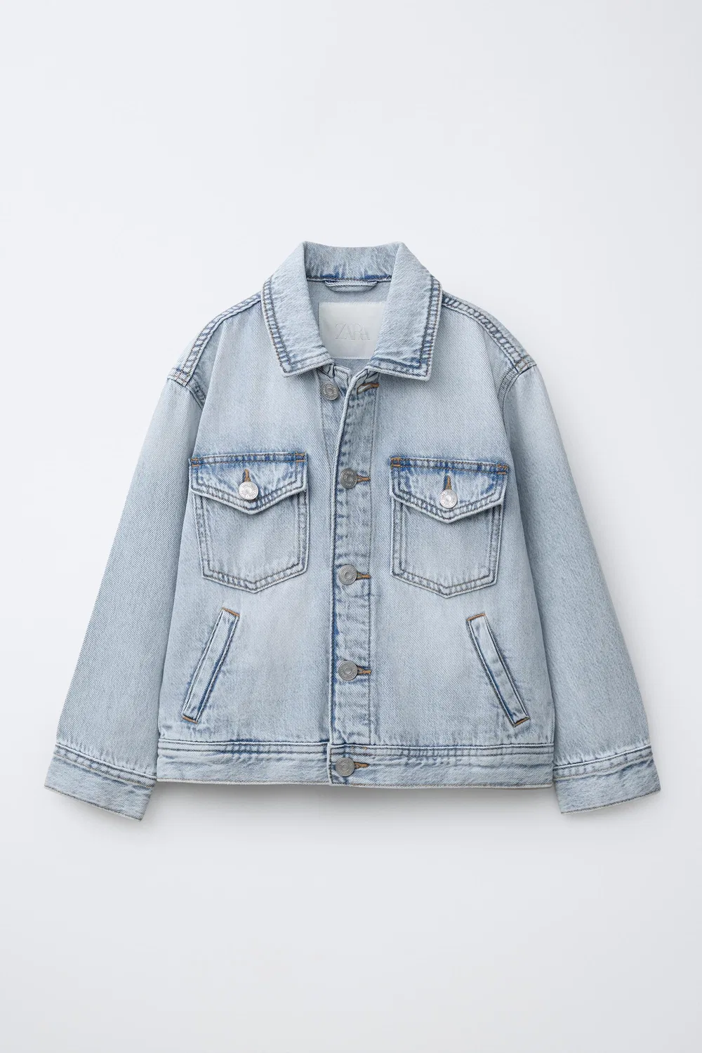 Джинсовая куртка ZARA, Light Blue