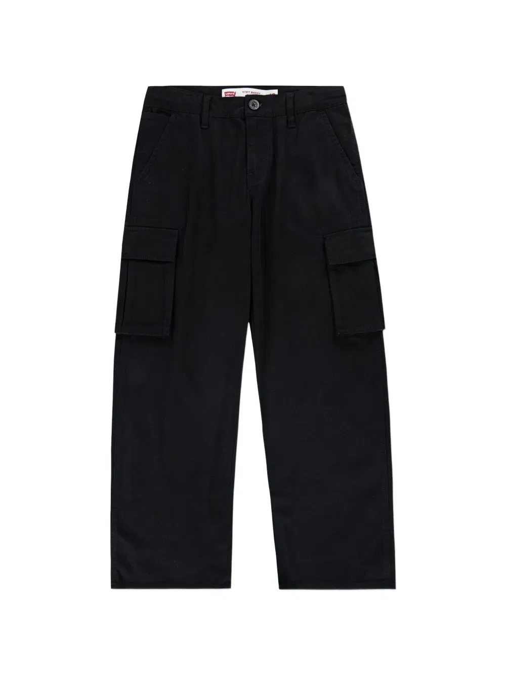 Брюки-карго с застежкой на пуговицы Levi'S Kids, черный