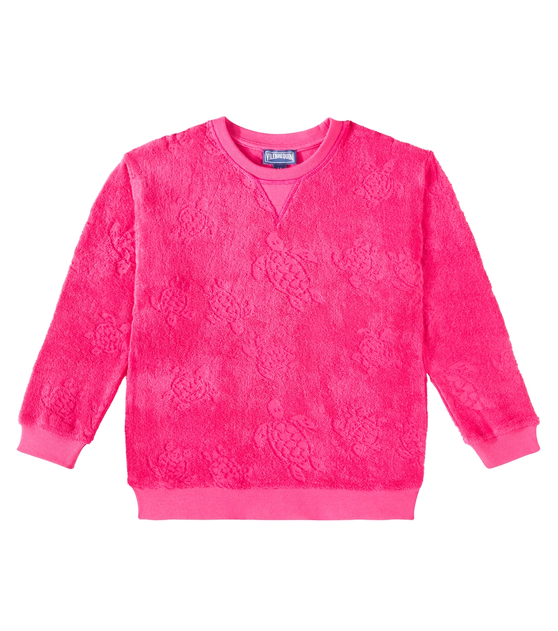 

Джаккардовая хлопковая махровая толстовка Vilebrequin Kids, Groseille