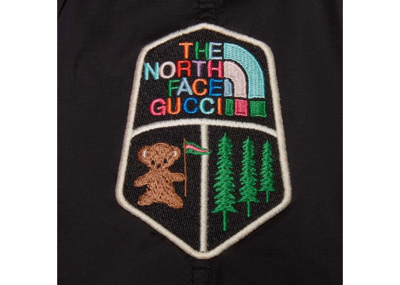 Мужское пальто хлопковое Gucci x The North Face Coat, Dark Pink — фото 3