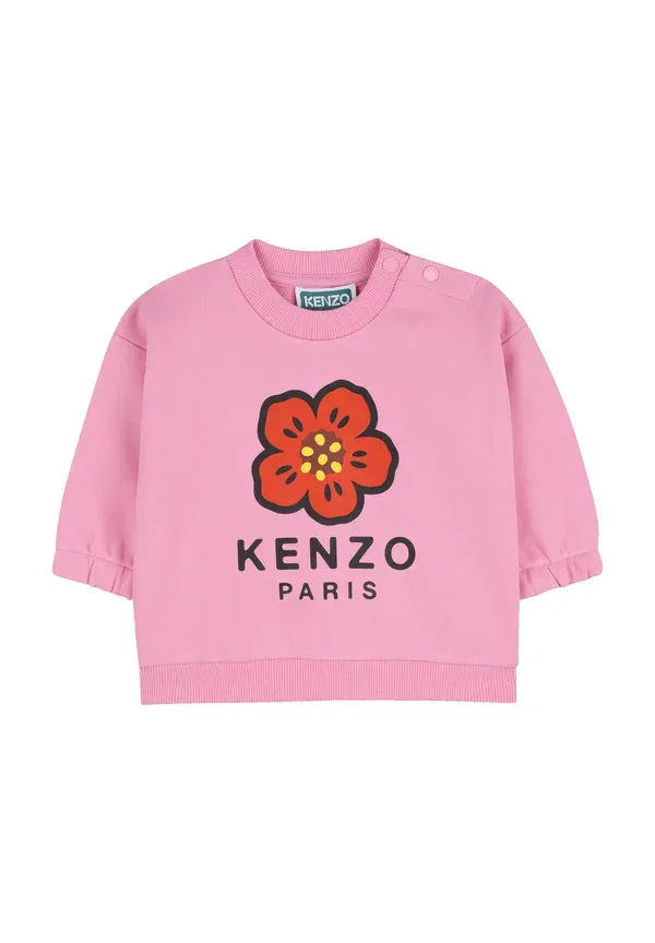 Толстовка Kenzo Kids, розовый — фото 3
