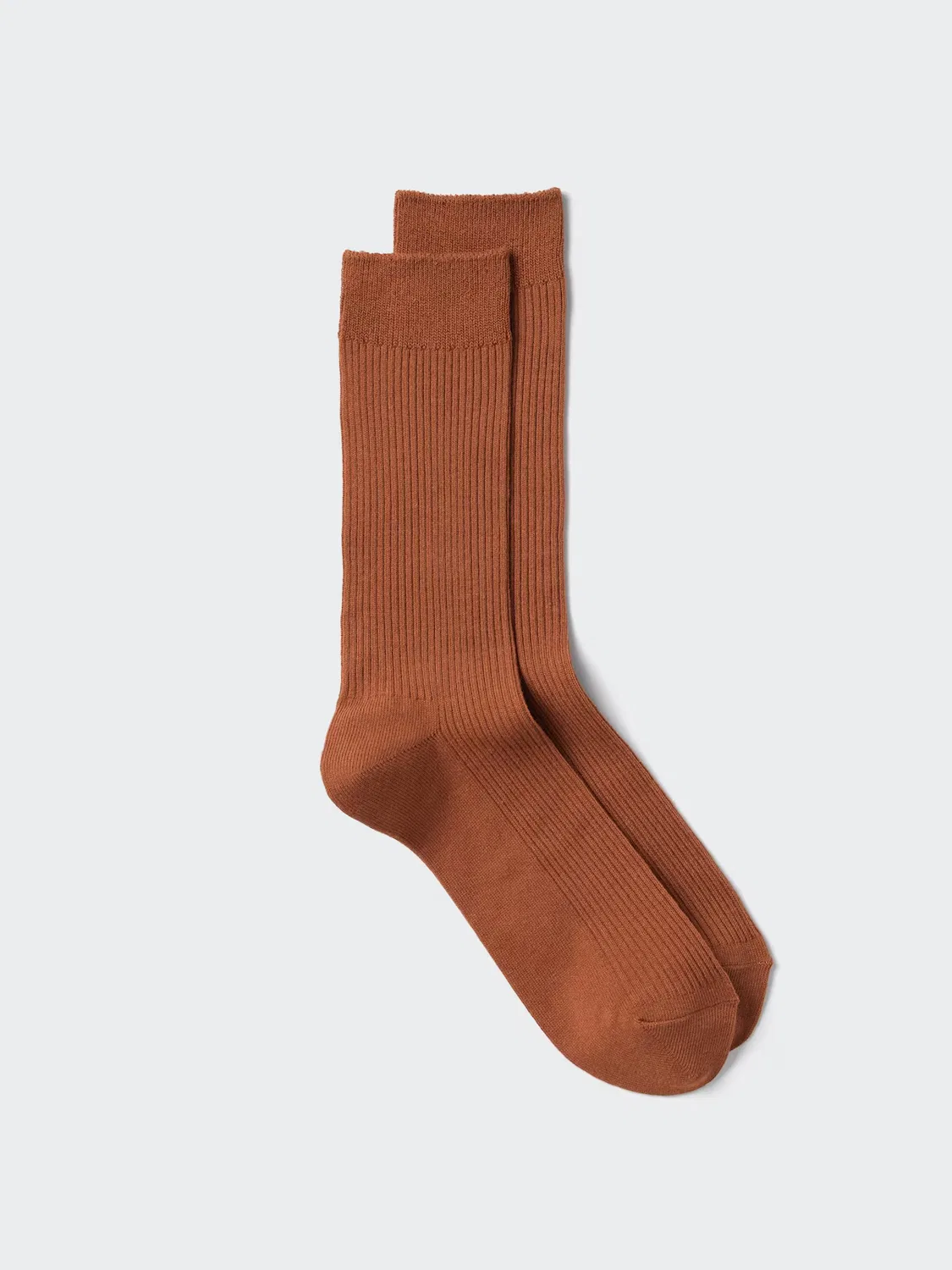 Носки Uniqlo, комплект из 50 пар разноцветные, темно-оранжевый