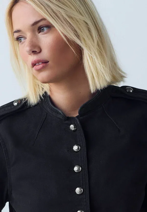 Джинсовая куртка Military Jacket Next, черный — фото 4