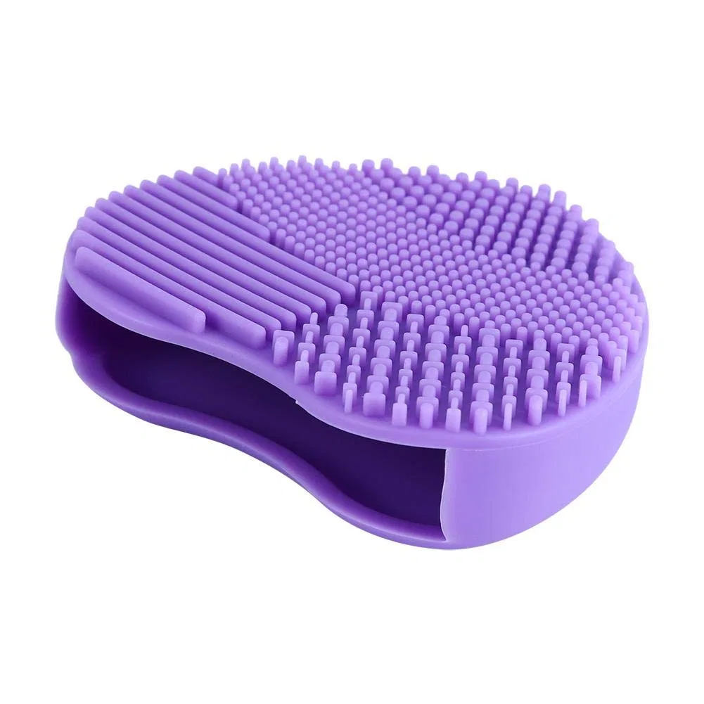 Щетка для чистки кистей, Silicone, Liukouu, Lavender Purple