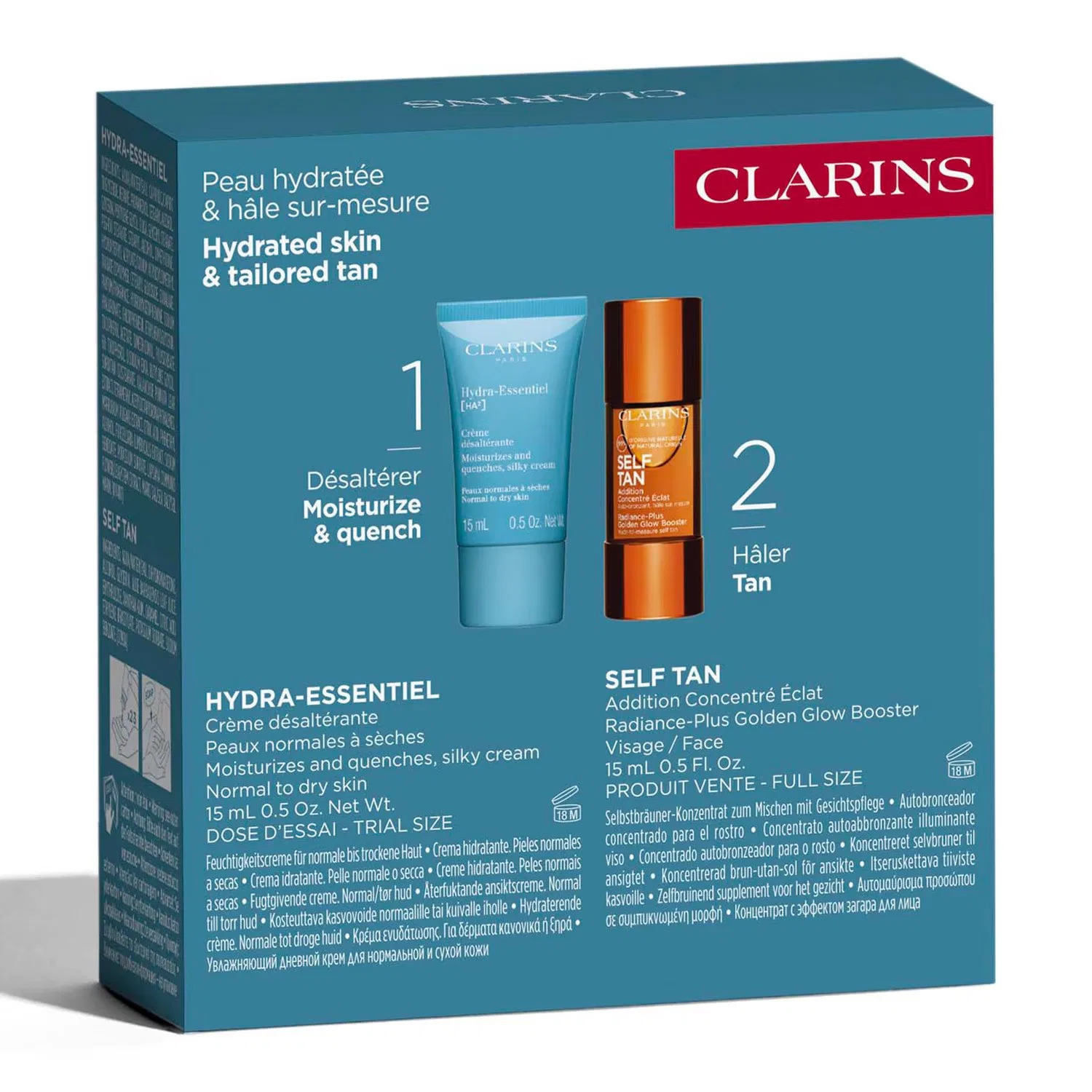 Набор для автозагара с сывороткой CLARINS, 30 мл — фото 4
