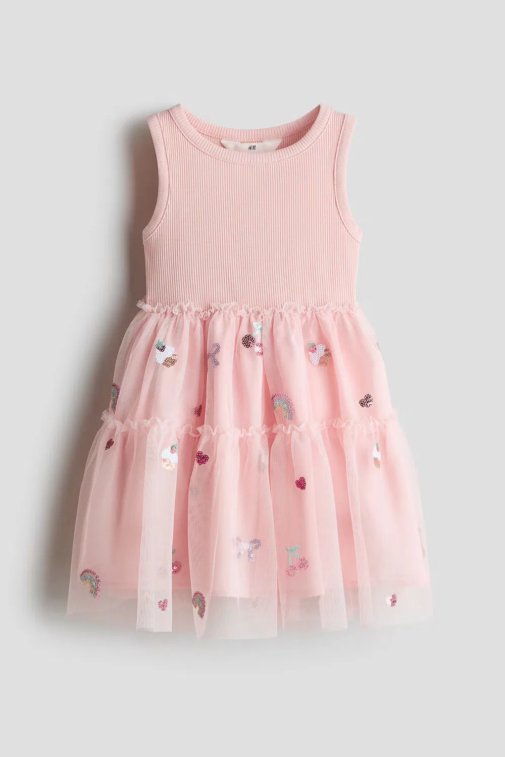 Платье с юбкой из тюля H&M, Helles Mattrosa/Cupcakes