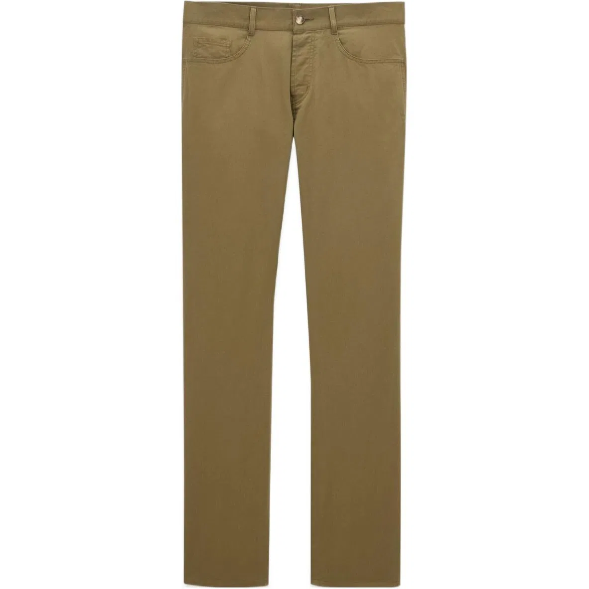 Мужские джинсы с высокой посадкой Khaki Green FW24 Jeans SAINT LAURENT