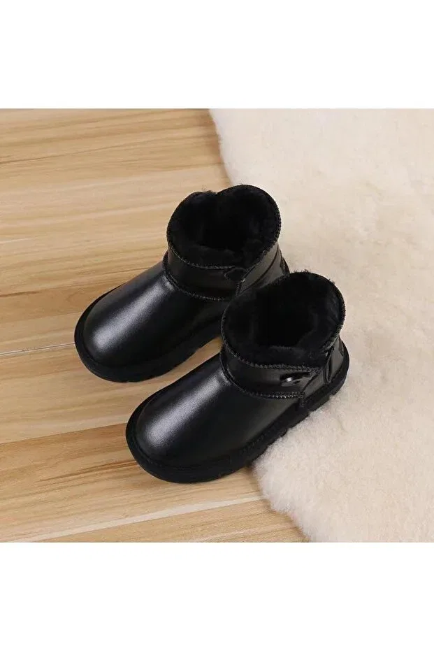 Детские ботинки для девочек с коротким каблуком Butik, Черный