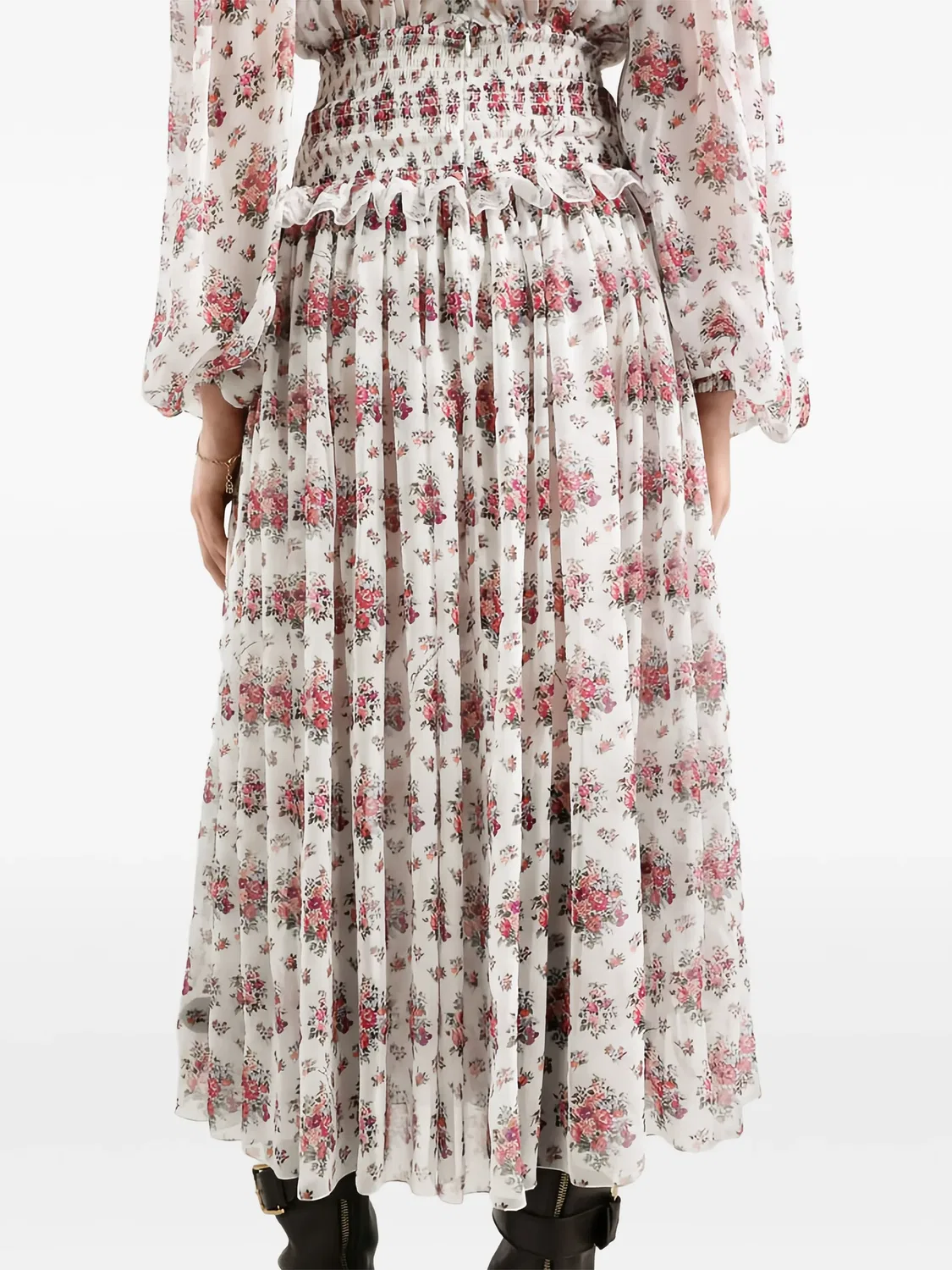 Мини-платье-корсет из сатина Dolce & Gabbana, черный — фото 2