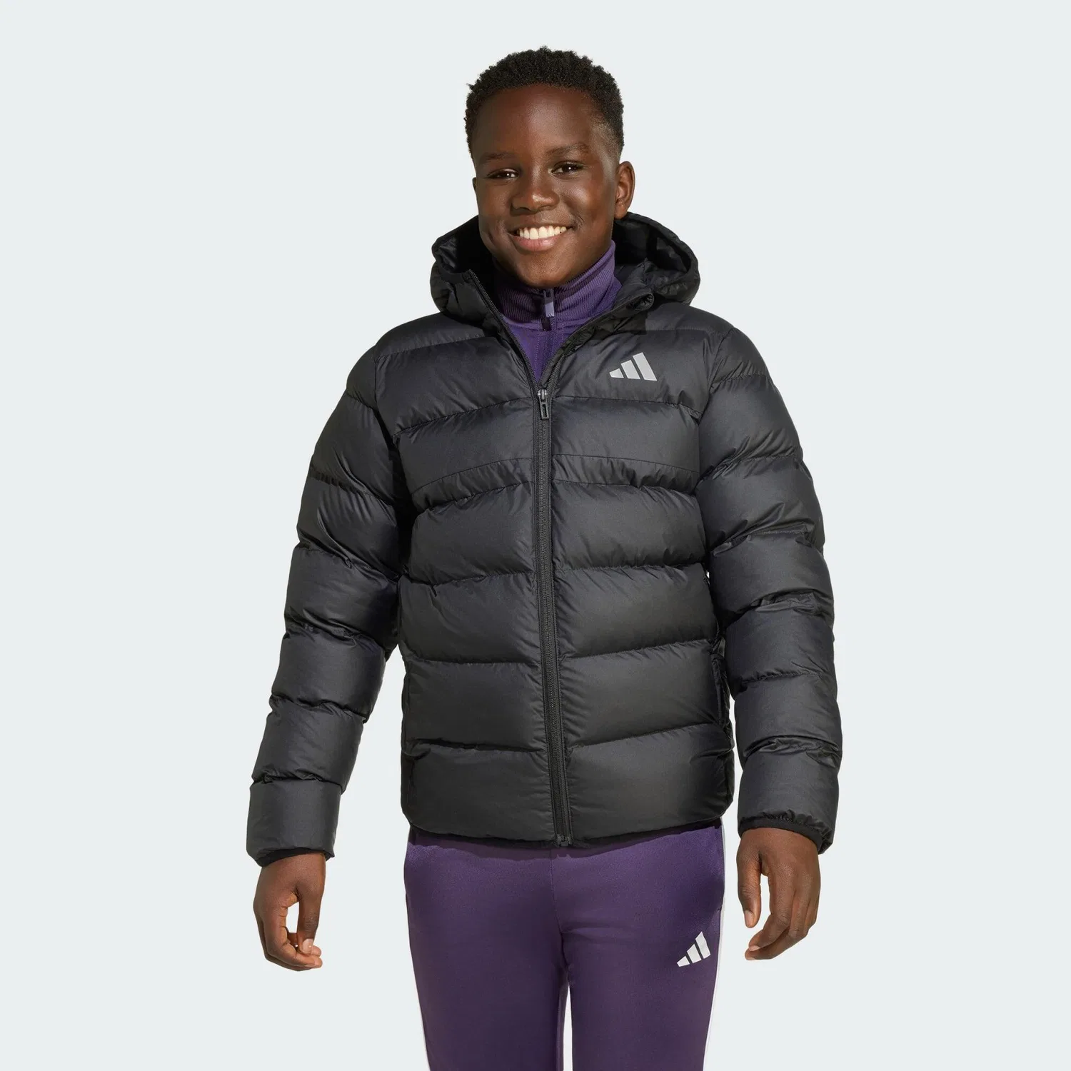 Детская куртка с утеплителем Adidas, Schwarz