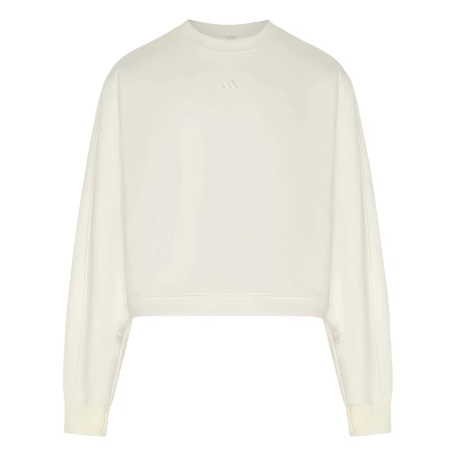Женский свитшот с круглым вырезом Adidas Jade White