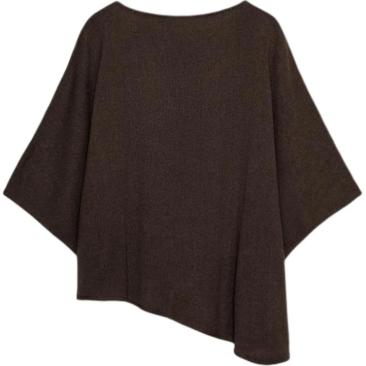 Женский свитер с круглым вырезом Brown ZARA — фото 3