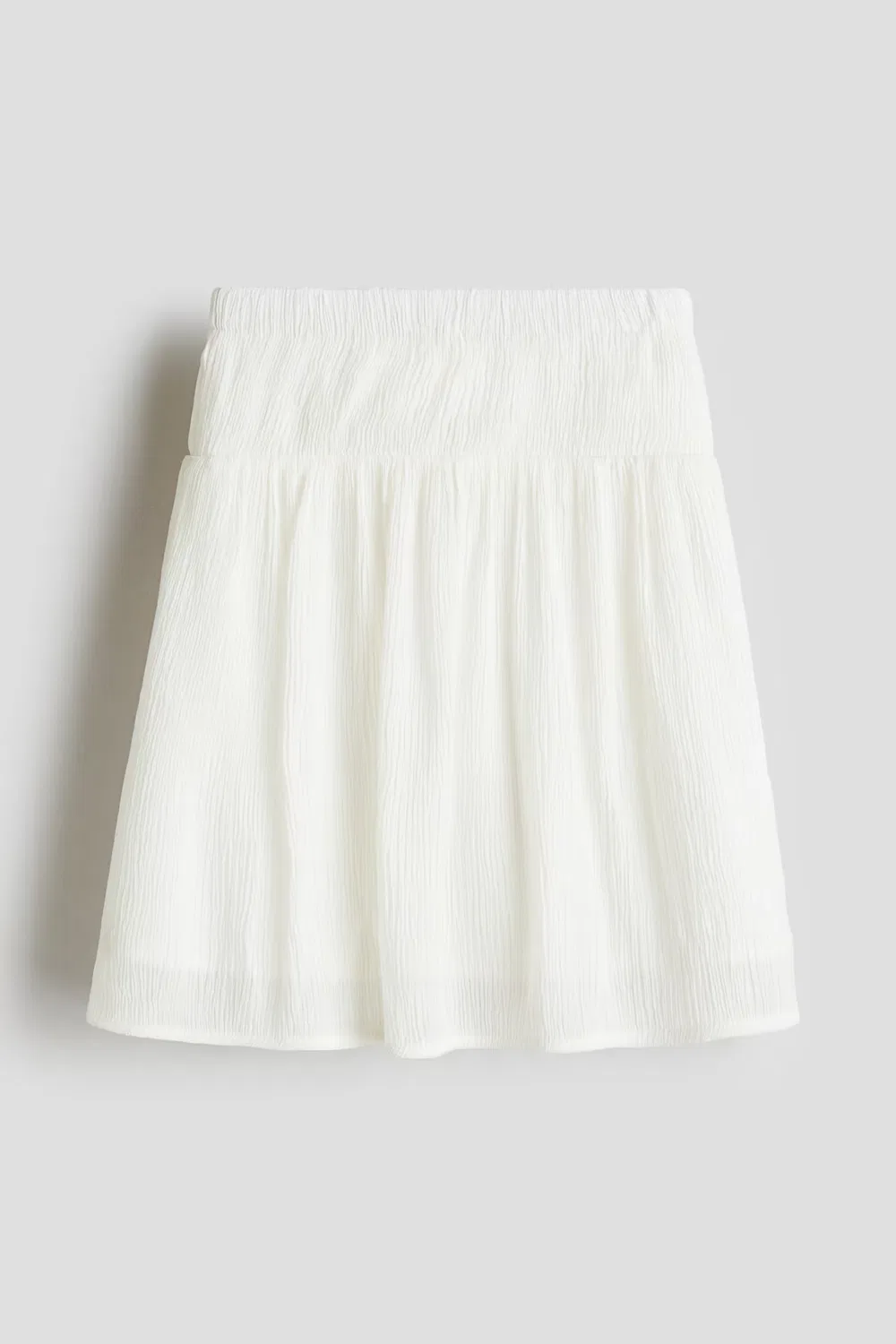 Юбка из жатого шифона H&M, Weiß