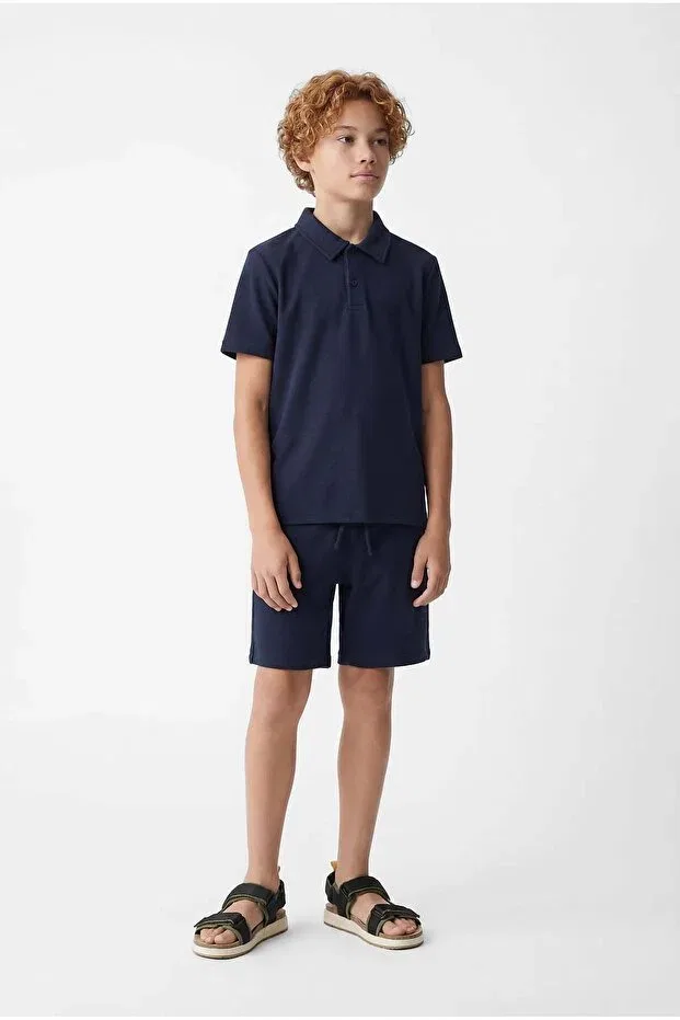 Детские шорты для мальчиков джинсовые Paulmark, Navy Blue — фото 4