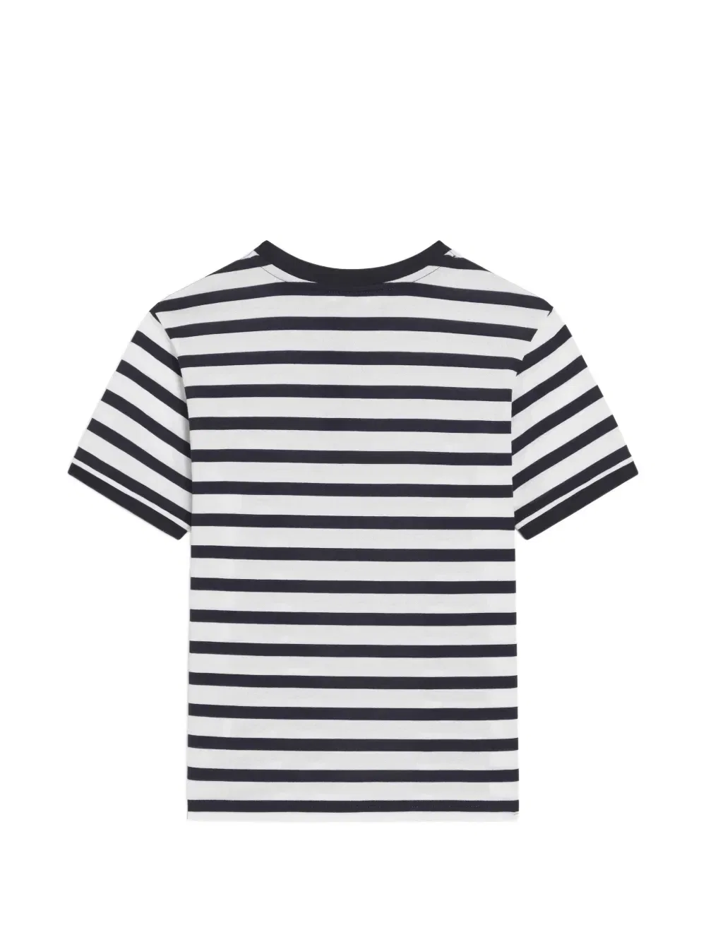 Полосатый топ Serafino из джерси Dolce & Gabbana Kids, белый — фото 2