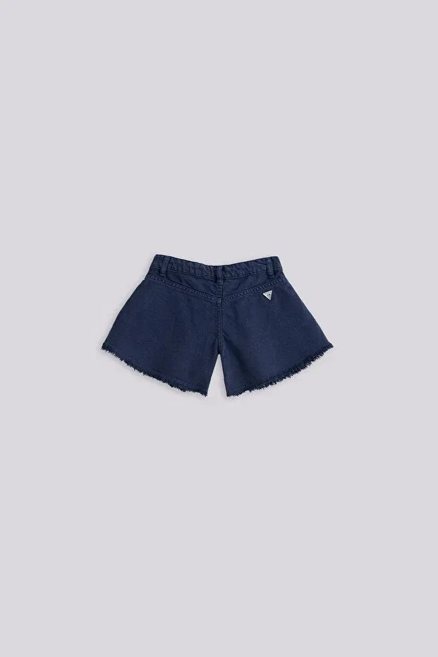Детские шорты для девочек хлопковые Guess, Blue — фото 2