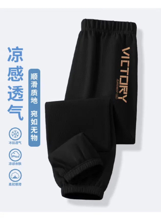 Jeanswest Штаны спортивные дышащие из сетки для мальчиков, черный