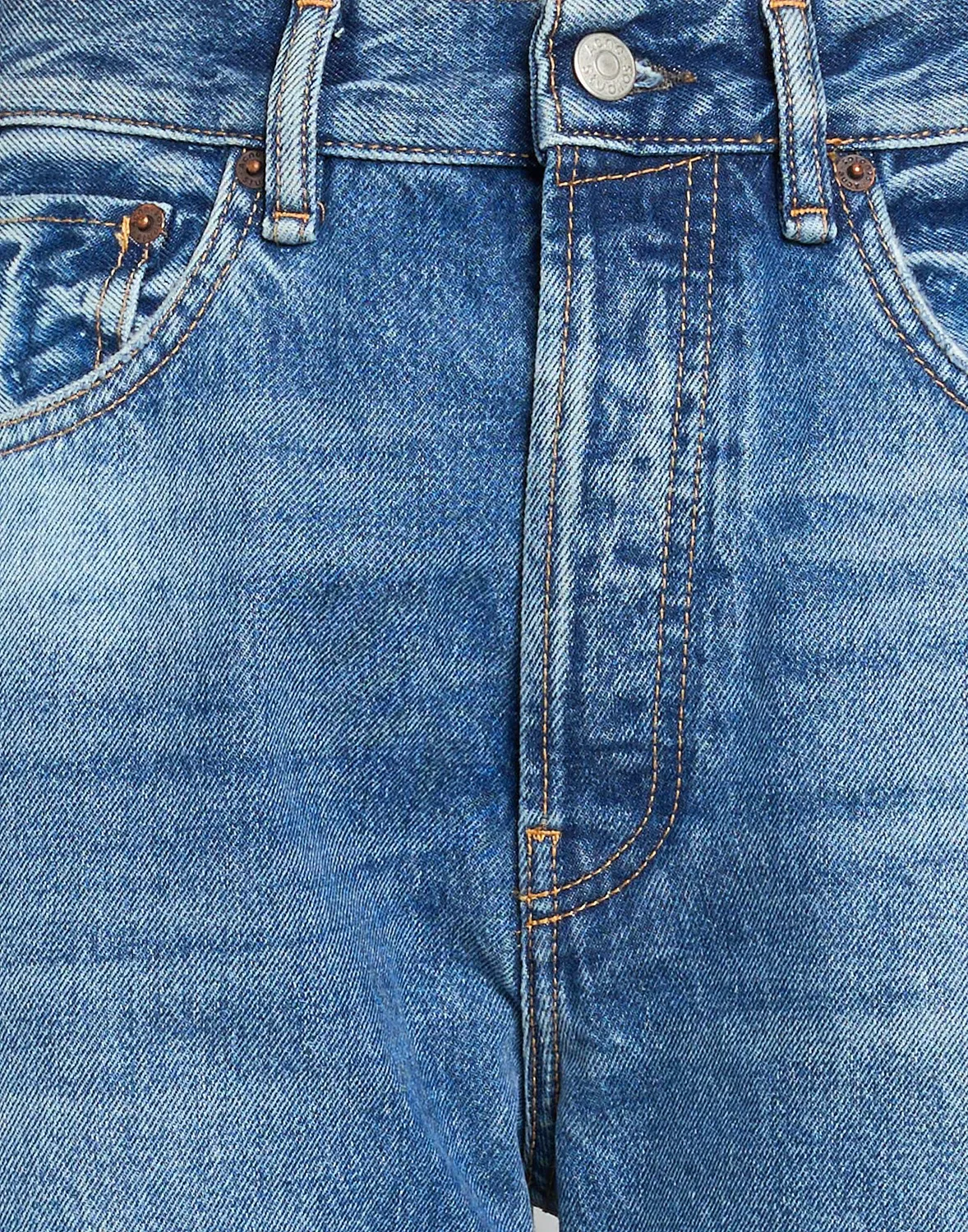 Женские джинсы с завышенной талией Acne Studios, синий — фото 2