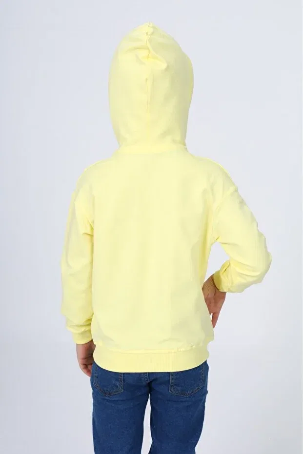 Детский кардиган для мальчиков с принтом Toontoy, Light Yellow — фото 3