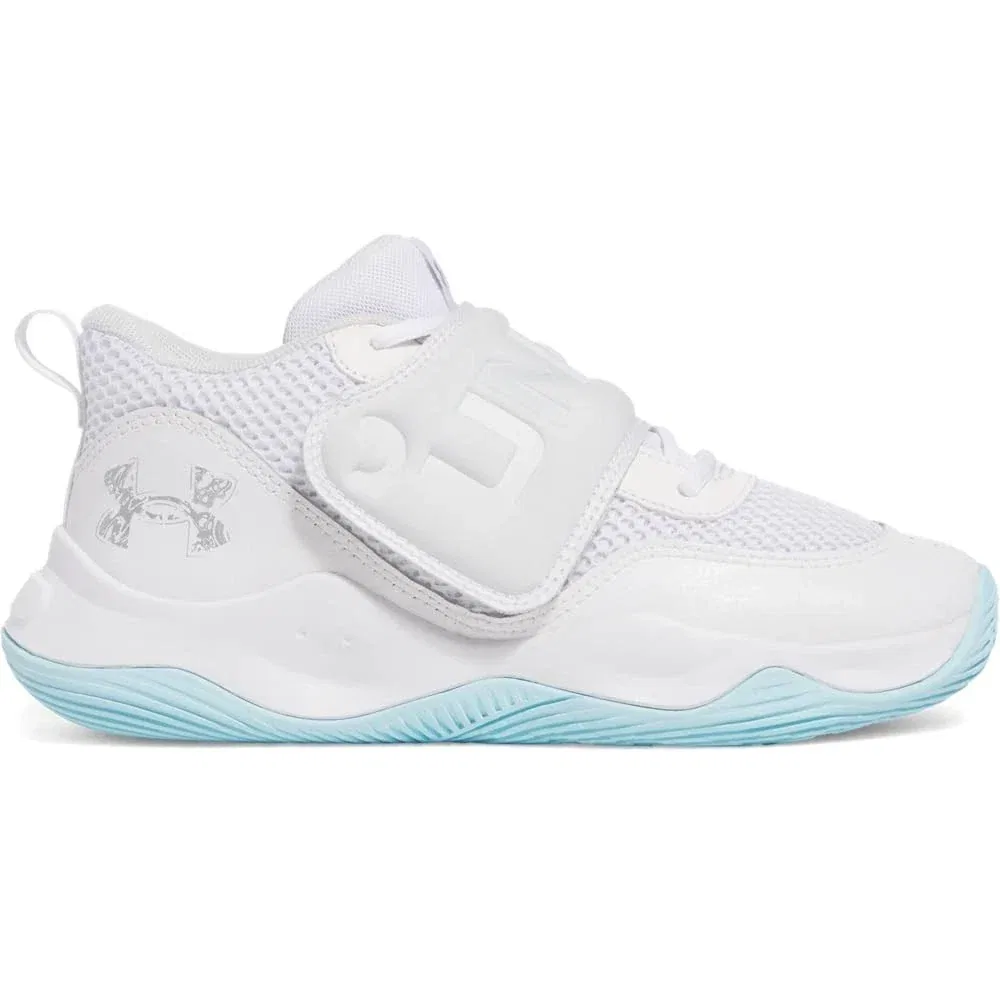 Детские кроссовки для мальчиков Under Armour, Zone BB Sneakers White — фото 2