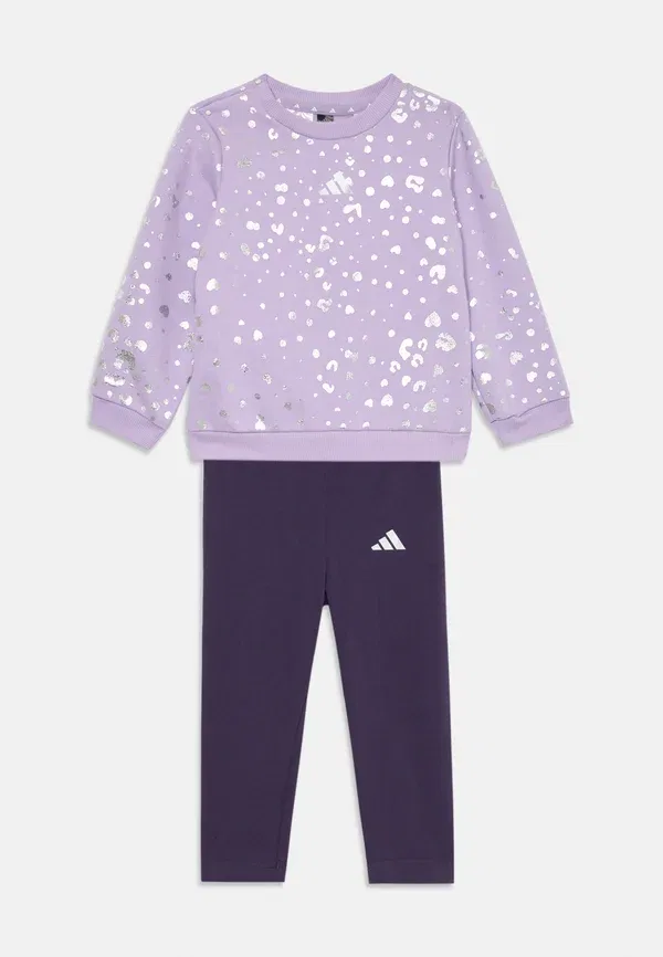 Детские брюки Adidas Performance, пудрово-сливовый/серебристый