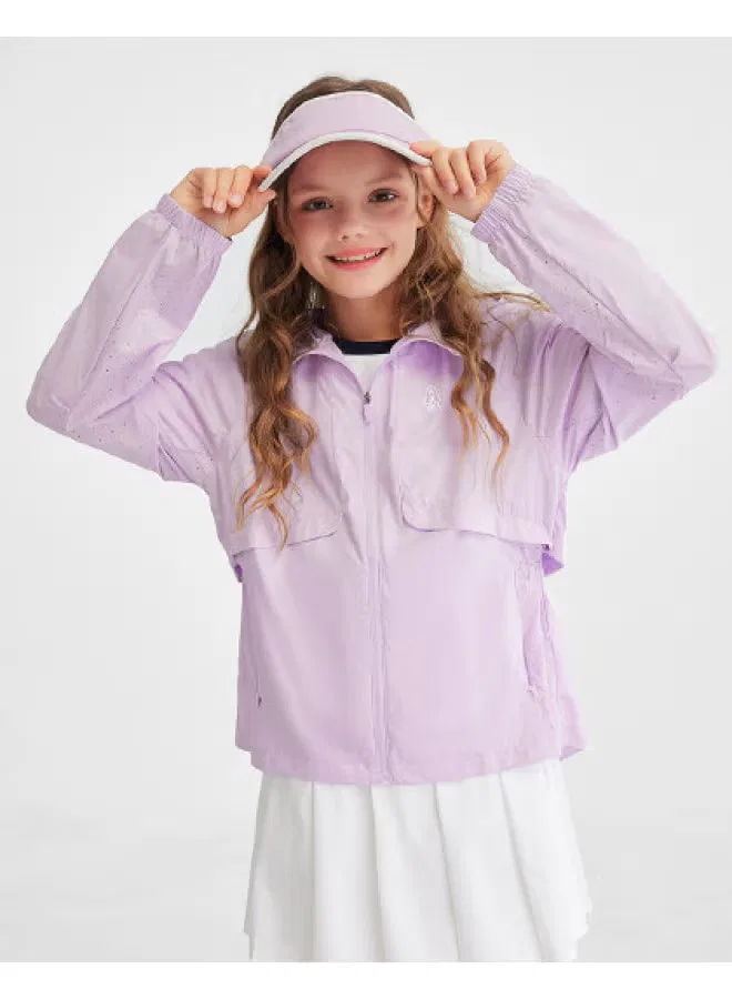 Куртка легкая с защитой UPF50+ для девочек Hush Puppies