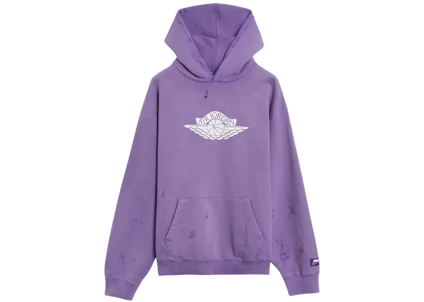 Мужская худи из флиса с капюшоном Rare Air Nike, Purple Earth