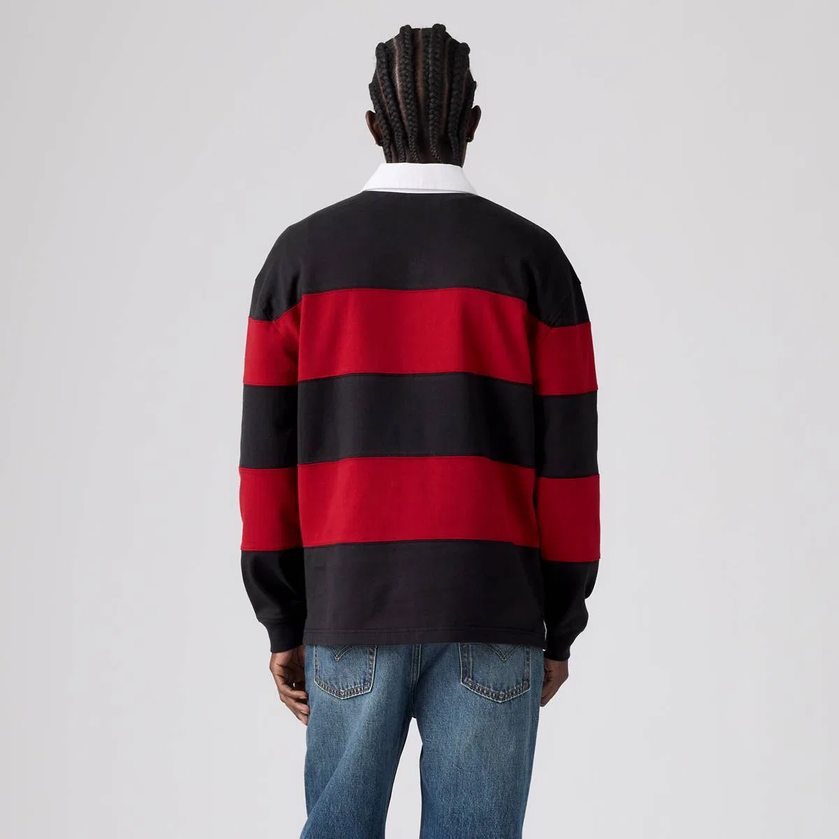 Сборная регбийная футболка Levi's, Jesse Jet Black - Multi-Color — фото 4