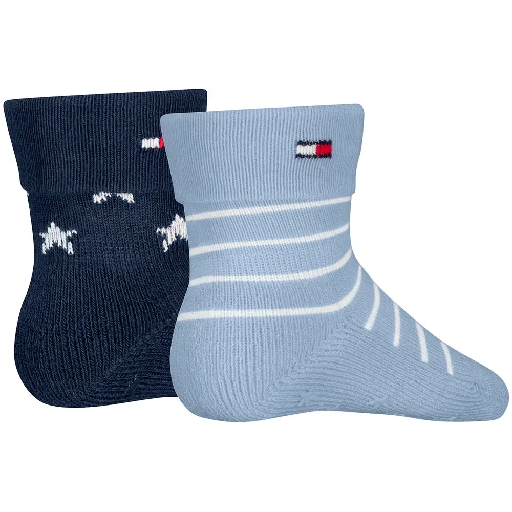 Детские носки для девочек хлопковые Tommy hilfiger 701241845, Blue — фото 2