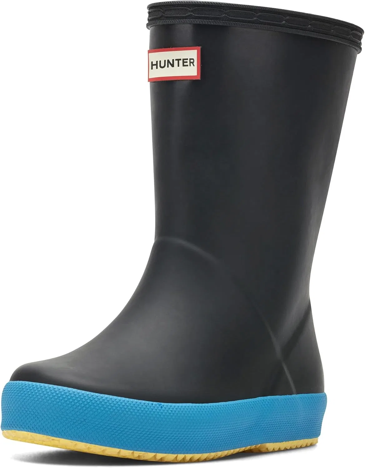 Детские сапоги для девочек с принтом Hunter Kids First Classic, Navy