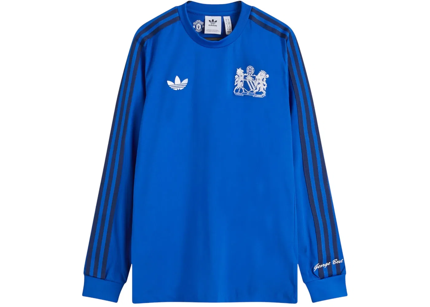 Мужская футболка с длинным рукавом Adidas Manchester United FC Top, Bold Blue