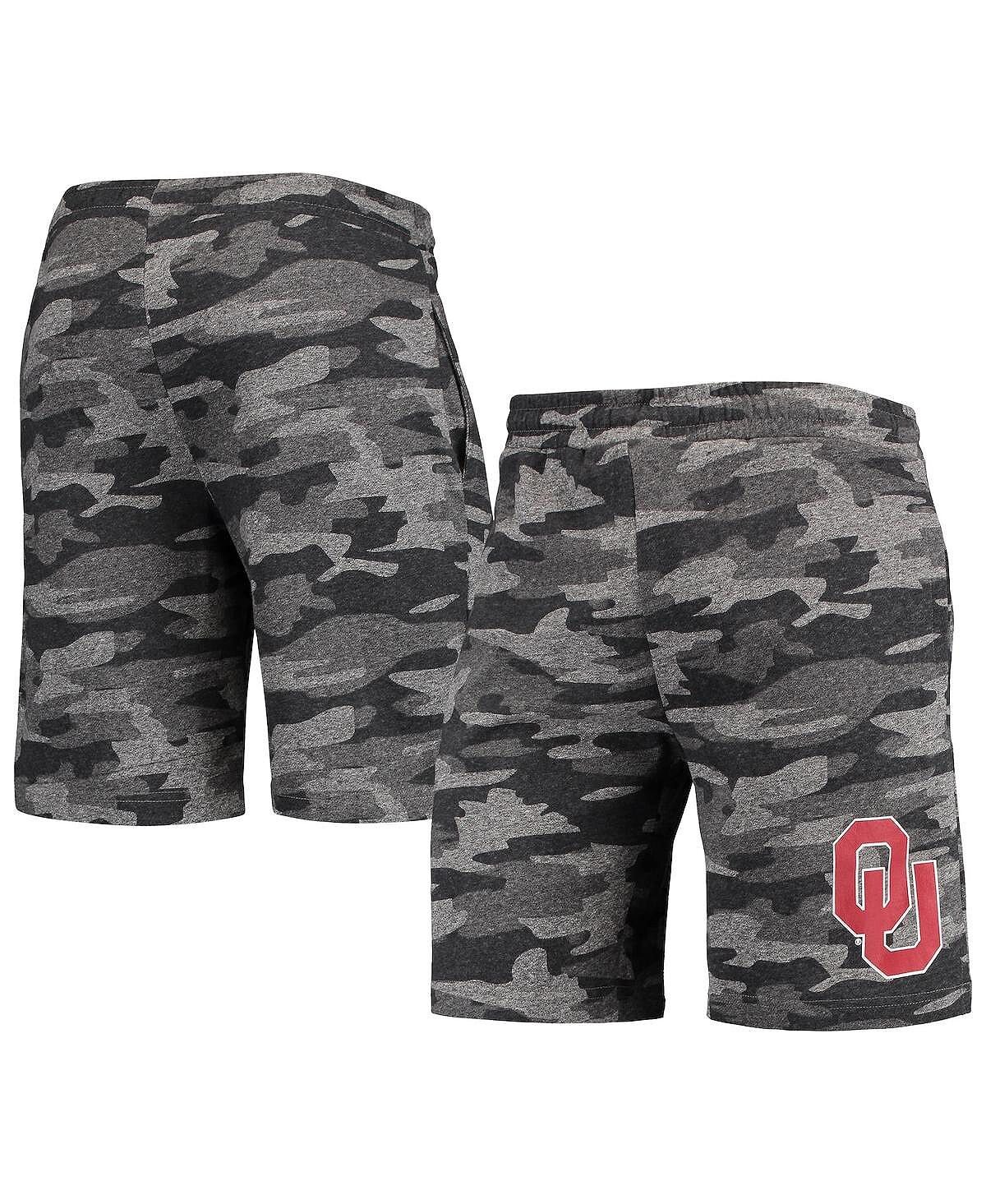 

Мужские темно-серые шорты oklahoma sooners camo backup terry jam lounge shorts Concepts Sport, мульти