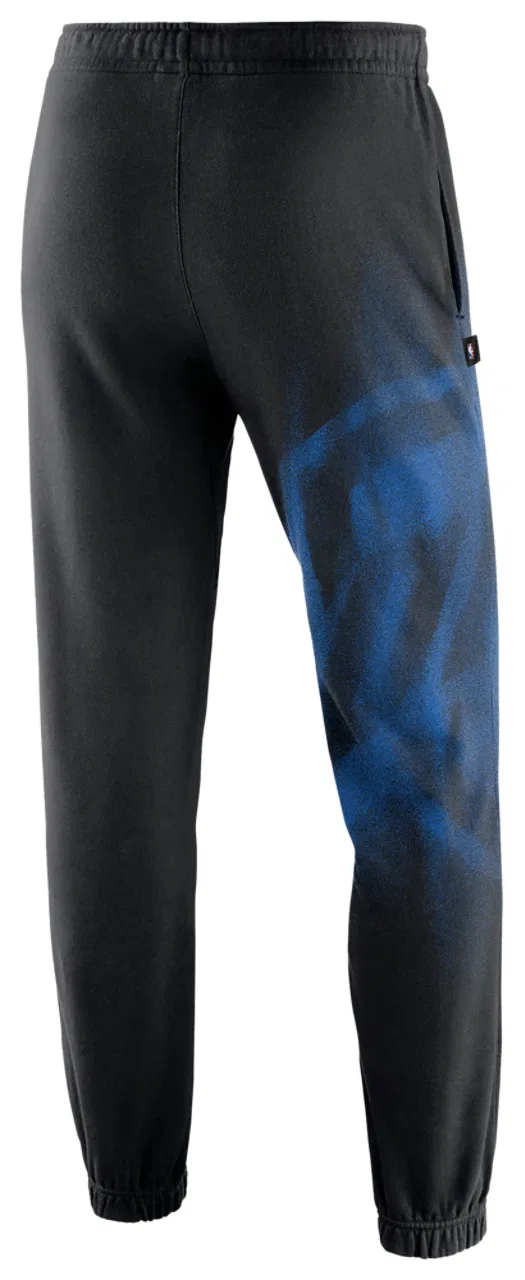 Мужские брюки с технологией Therma-FIT Thunder Basketball Icon Nike, черный/белый — фото 2