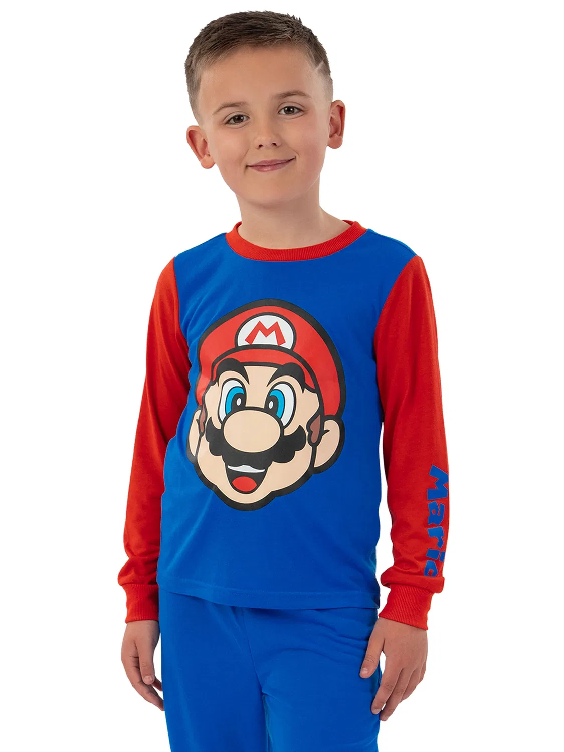 Пижама Super Mario 2 шт. Character, синяя — фото 4