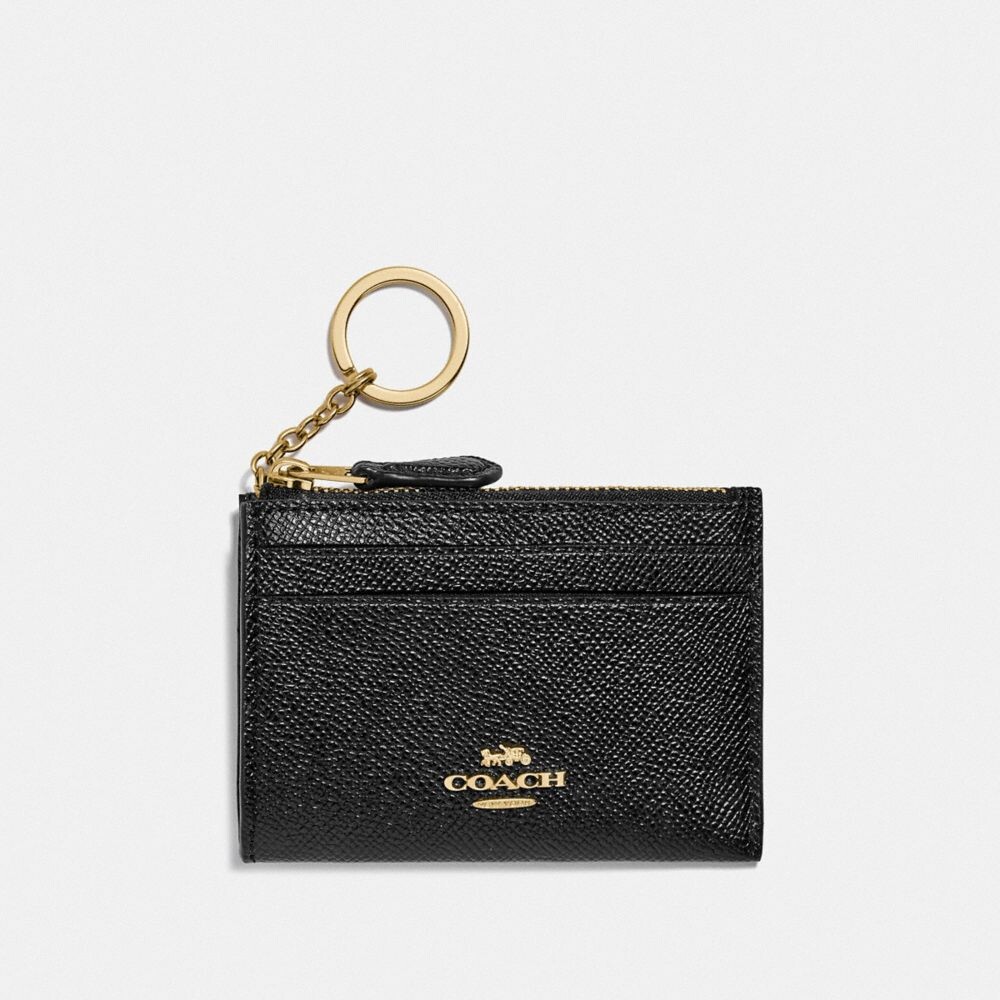 

Картхолдер COACH Mini Skinny Id Case, золотой/черный