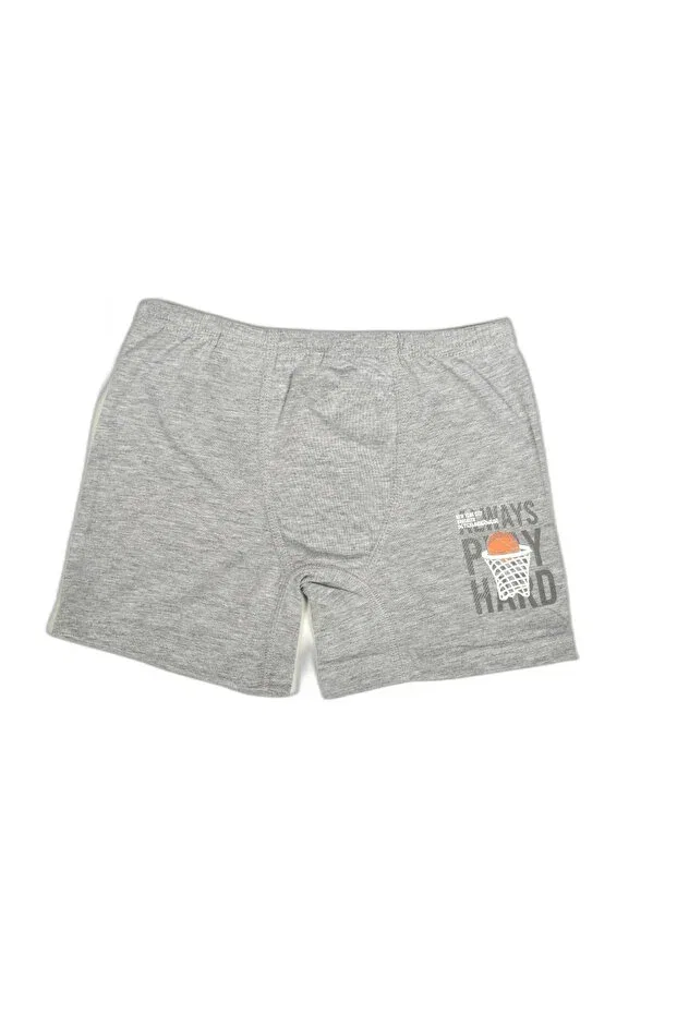 Детские боксеры для мальчиков с принтом набор 3 шт Yaade, Gray