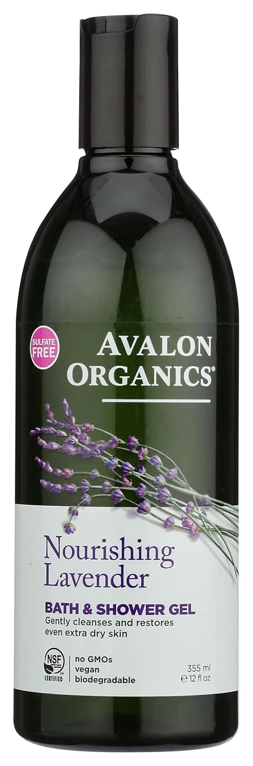 Гель для душа и ванны Lavender, Avalon Organics, 355 мл
