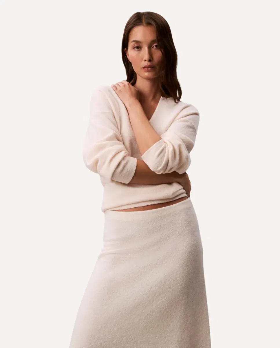 Женская юбка-миди шерстяная Calvin Klein, Crudo — фото 3