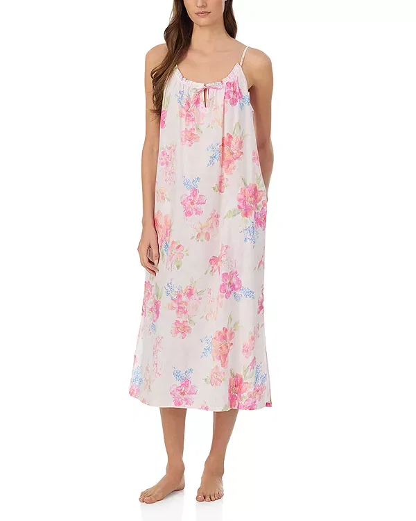 Женская ночная рубашка с цветочным принтом Ralph Lauren, Pink Floral