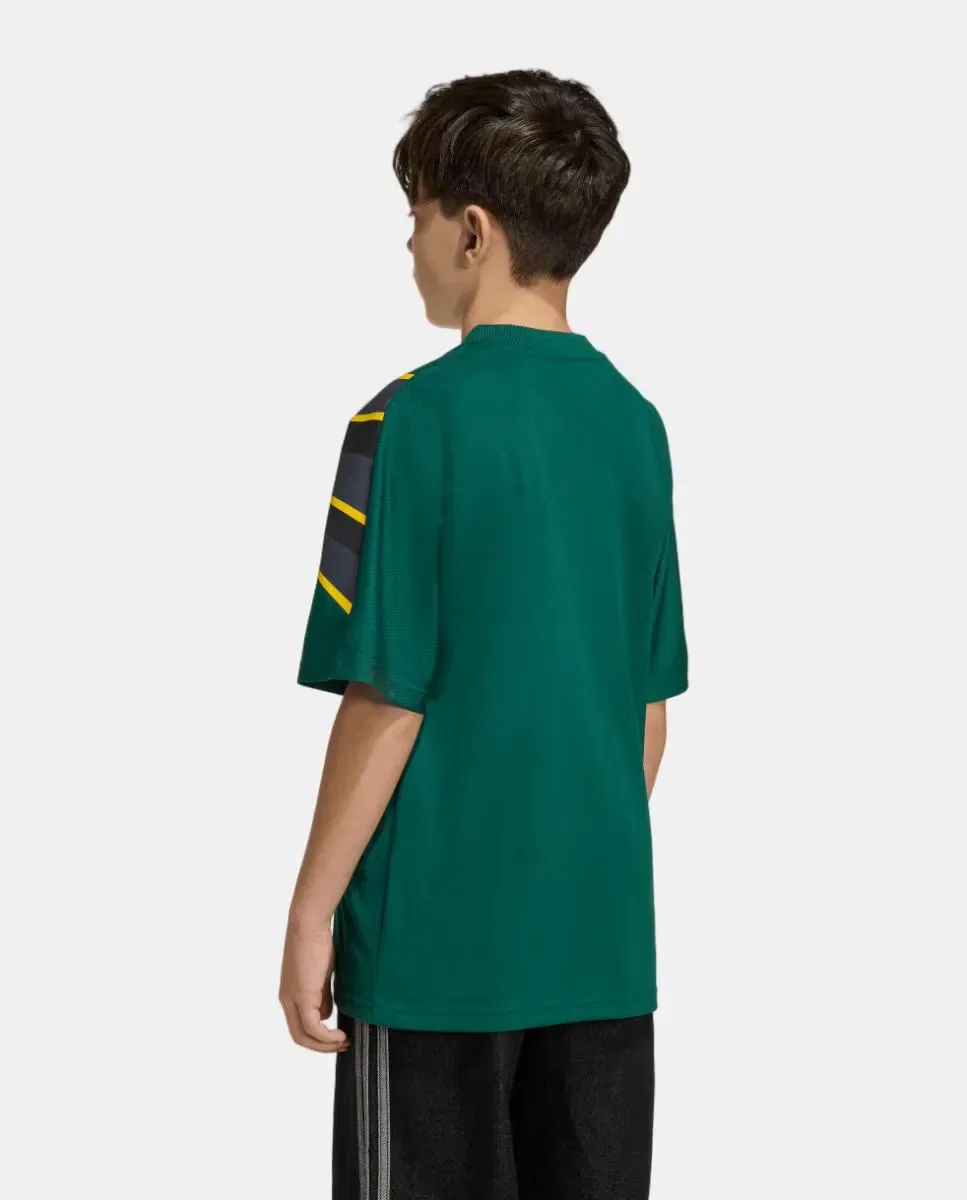 Детская футболка с длинным рукавом Main Adidas, Verde — фото 2