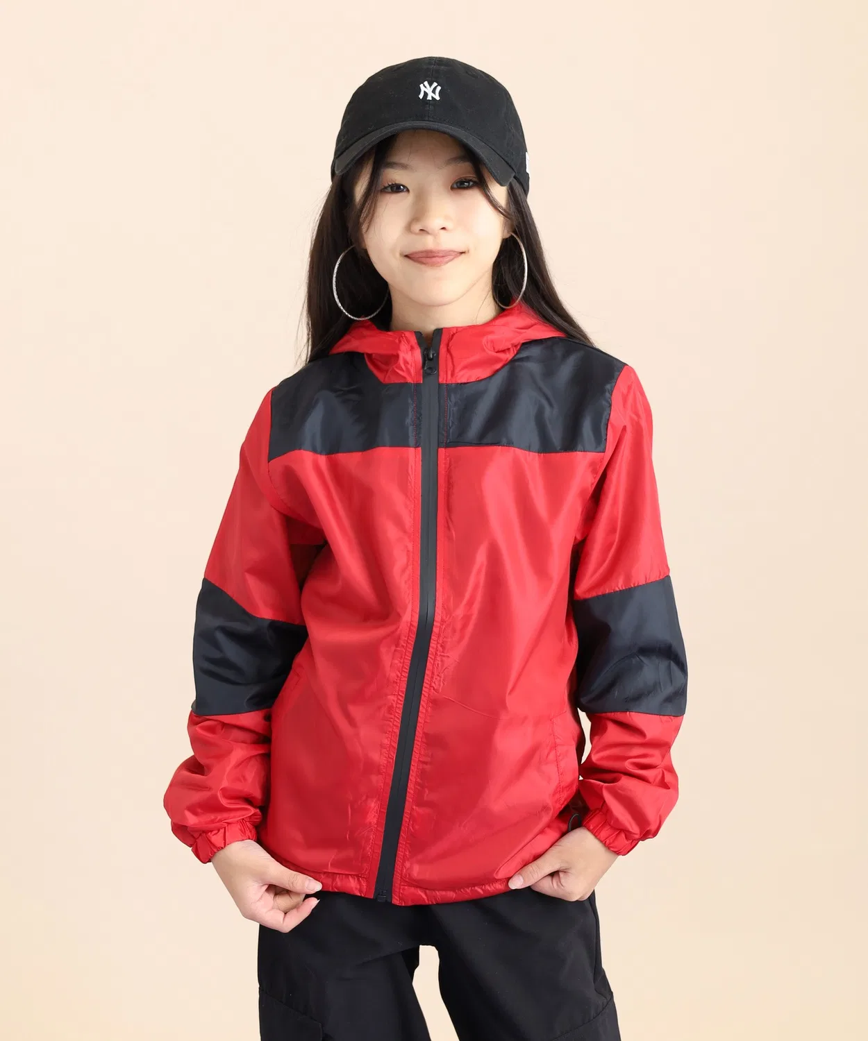 Детская куртка-парка с капюшоном, средней длины FUNALIVE, Charcoal — фото 2