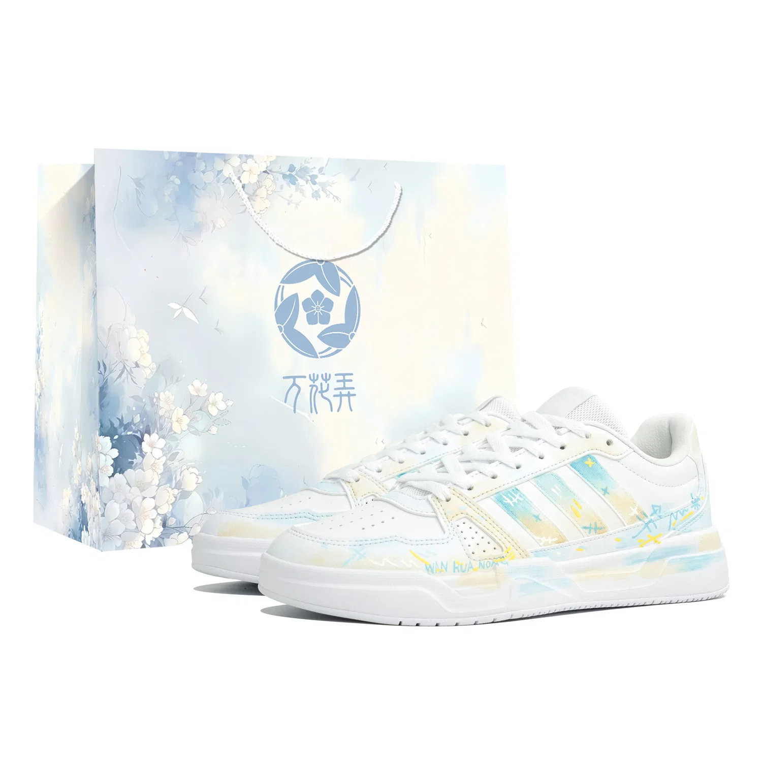 Детские кроссовки для скейтбординга с низким верхом Adidas, White