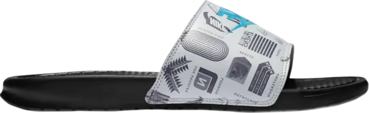 

Сандалии Nike Benassi JDI Slide 'Worldwide Pack', белый