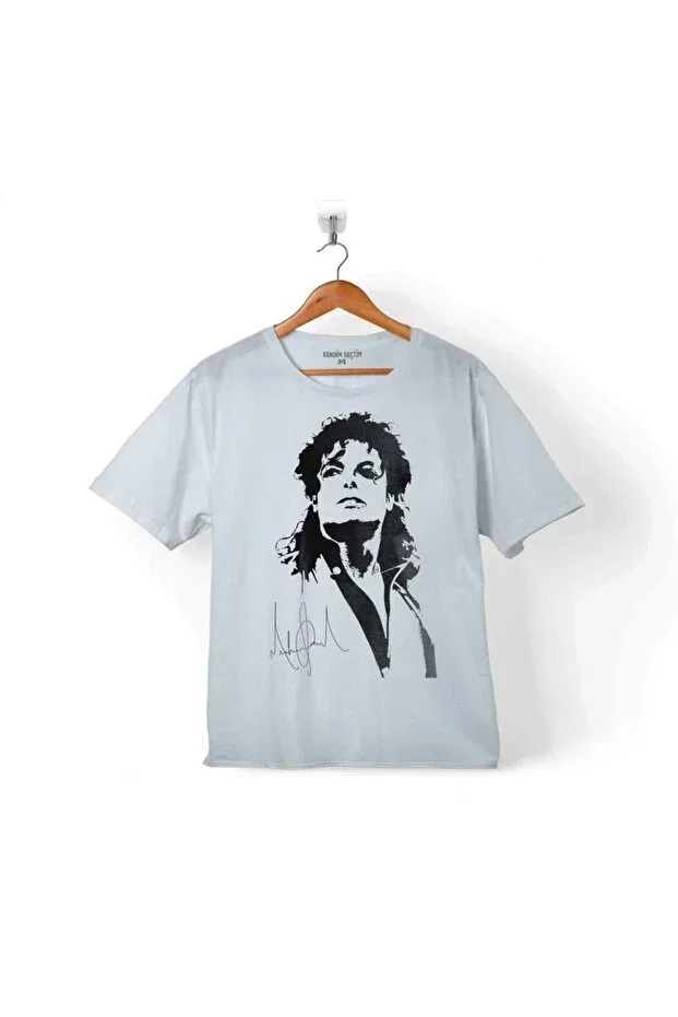 Детская футболка для мальчиков с принтом Michael Jackson Dance Moon Light Dancing Kids Kendim Seçtim, White