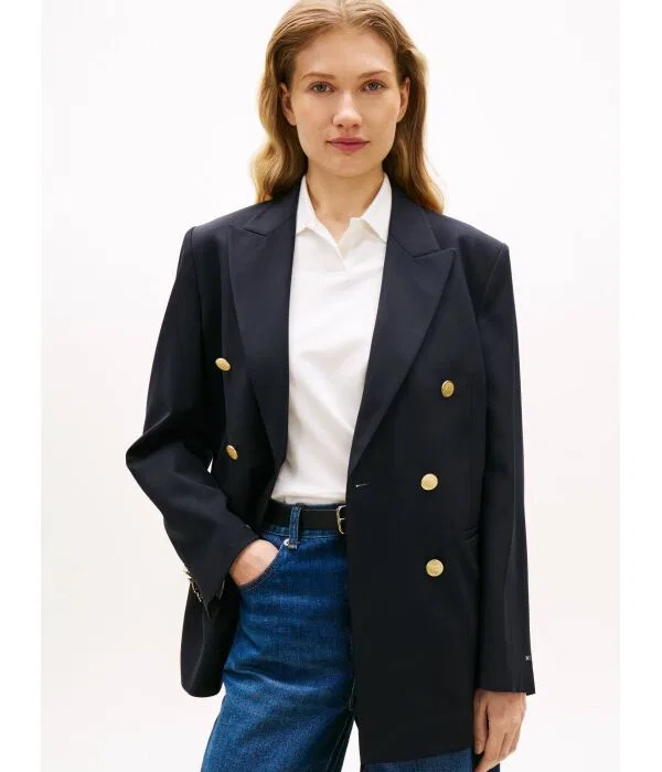 Женское пиджак свободного кроя Tommy Hilfiger, Blu Marino