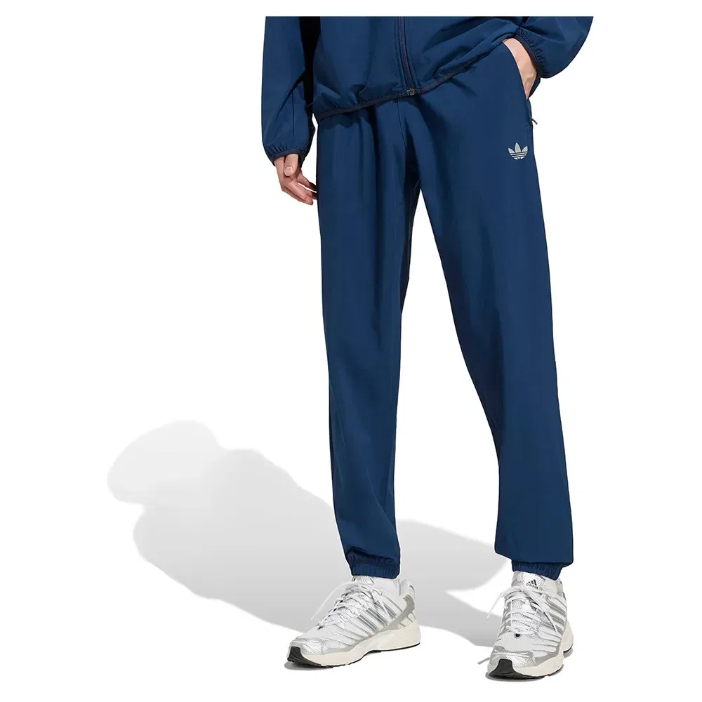 Мужские спортивные штаны с принтом Tech Trefoil Essentials Adidas Originals, Blue