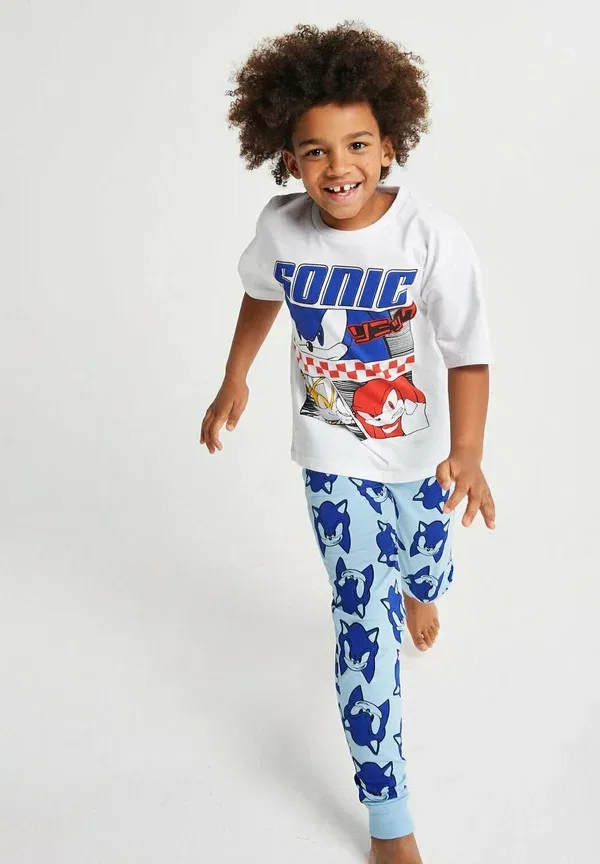 Пижамный комплект Соник Ежик Brand Threads, синий