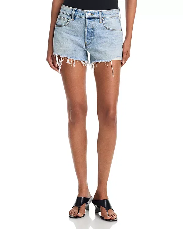 Женские шорты с декором Alexander Wang, Light Bleach