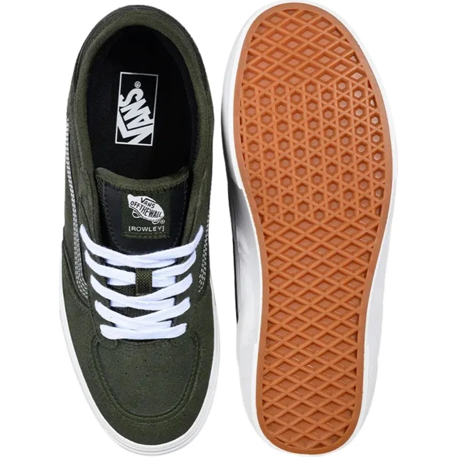 Спортивные кроссовки для мальчика Vans Rowley Classic, Зеленый — фото 3
