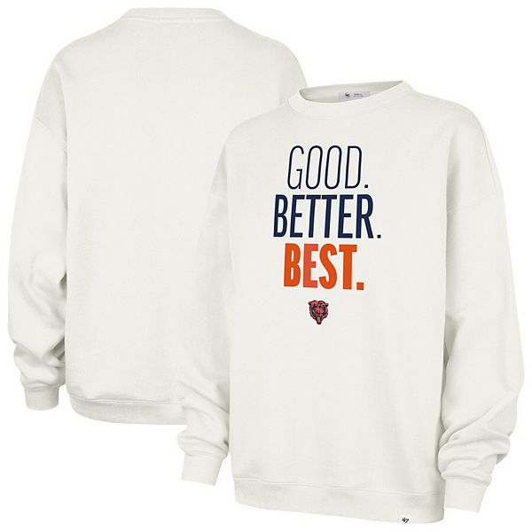 

Женский оверсайз свитшот '47 cream chicago bears good better best 47 Brand